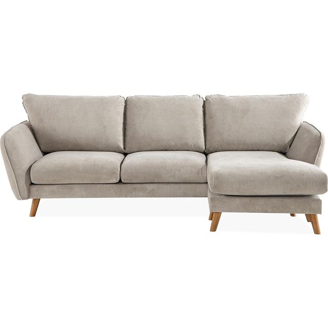 Divaanisohva Trend Lyx 3 ist oikea, beige/tammi