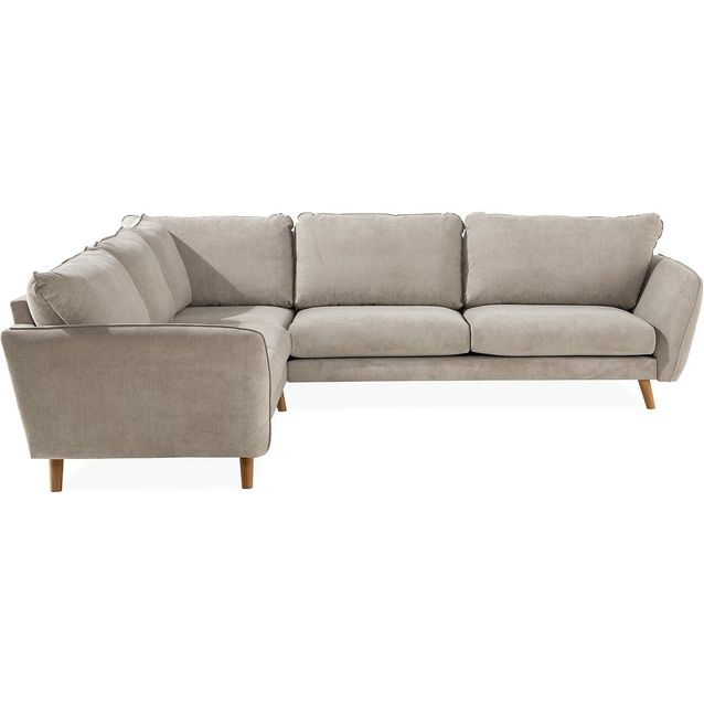 Kulmasohva Trend Lyx 6 ist vasen beige/tammi
