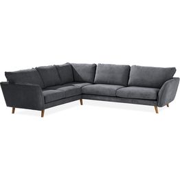 Kulmasohva Trend 6 ist vasen tummanharmaa/tammi