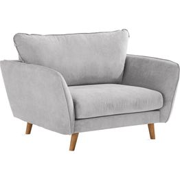 Nojatuoli Trend Lyx vaaleanharmaa/tammi