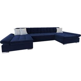 Kulmavuodesohva Kallarp 4 ist tummansininen