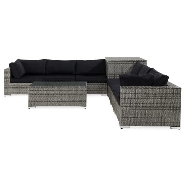 Oleskeluryhmä Bahamas 6, pöytä, pehmustelaatikko, eri värejä