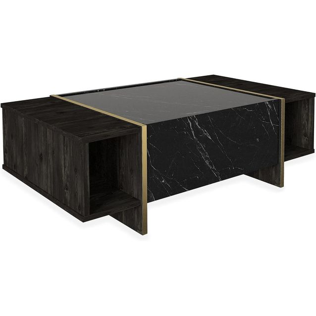 Sohvapöytä Riello 104cm musta/kulta