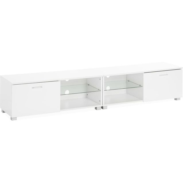 TV-taso Jugansbo 200cm LED-valaistus valkoinen