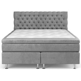 Sänkypaketti Drömvik Celine Kova/Pehmeä 160x200cm harmaa/teräs