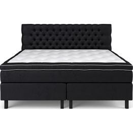 Sänkypaketti Drömvik Celine Kova Memory-patja 210x210cm sametti musta