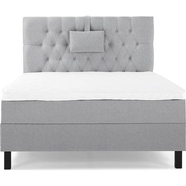 Jenkkisänky Bedly Lucky Kova vaahtopatja 120x200cm vaaleanharmaa