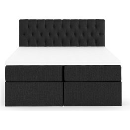 Sänkypaketti Drömvik Boxy 180x200cm musta/harmaa 