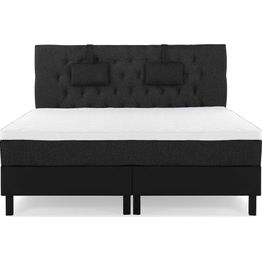 Sänkypaketti Bedly Lucky Diamant Vaahto 160x200cm pieni niskatyyny musta