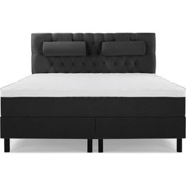 Sänkypaketti Bedly Lucky Kova vaahtopatja 160x200cm Diamant + suuri niskatyyny tummanharmaa