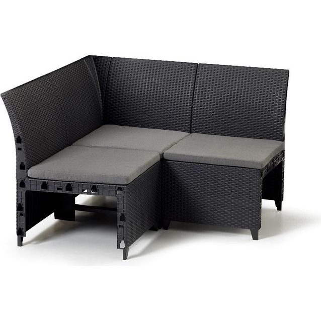 Kulmasohva Emma tummanharmaa