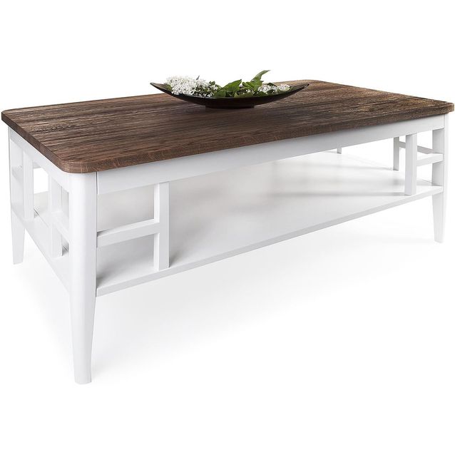 Sohvapöytä Bloomington Arlanda 130cm ruskea/valkoinen