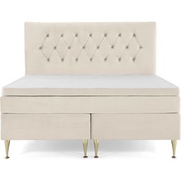 Sänkypaketti Royal Velvet Keskikova 160x200cm beige