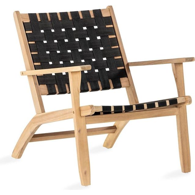 Kansituoli Gordons musta/akaasia