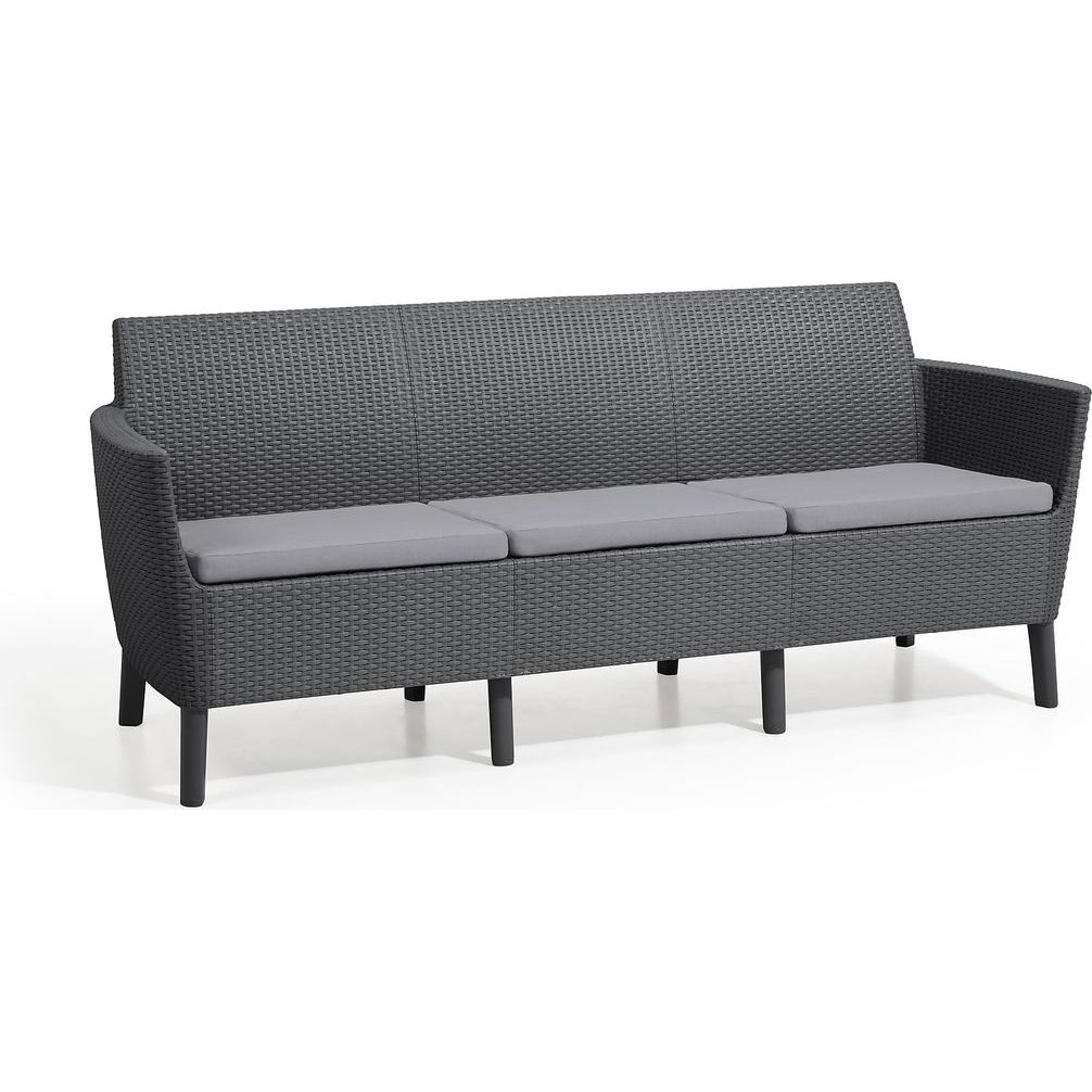 Sohva Salemo 3-istuttava antrasiitti/harmaa