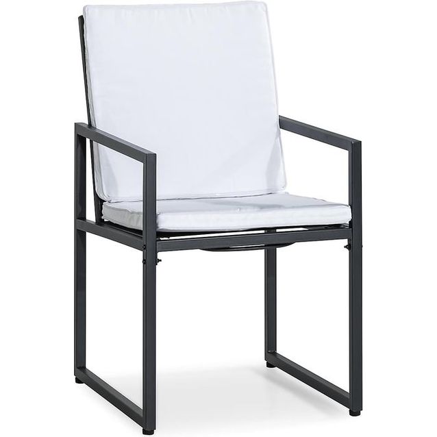 Tuoli Silvia valkoinen/musta