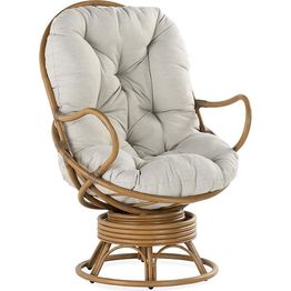 Pyörivä korituoli Canaceo ruskea/valkoinen