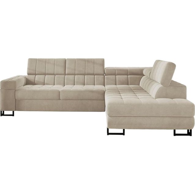 Kulmavuodesohva Warwick 3 ist beige