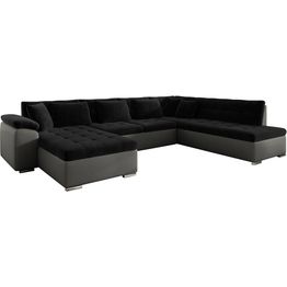 Kulmavuodesohva Concept 55 Dynir 4 ist vasen musta/harmaa