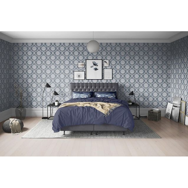 Sänkypaketti Berg & Strand Joluma Medium lateksipatja 180x200cm tummanharmaa