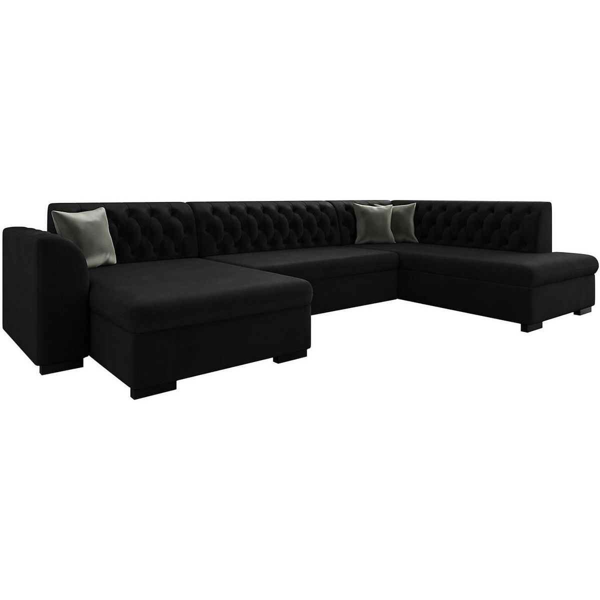 Vuodesohva Gerada 4 ist vasen musta