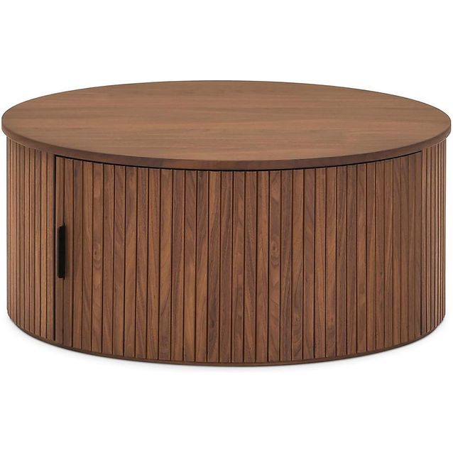 Sohvapöytä Noira 80cm pyöreä ruskea/luonnonväri