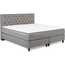 Jenkkisänkypaketti Manuela Priima 210x210 cm mustat jalat matala sängynpääty