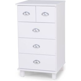 Lipasto Sonja 49x41x82 cm valkoinen