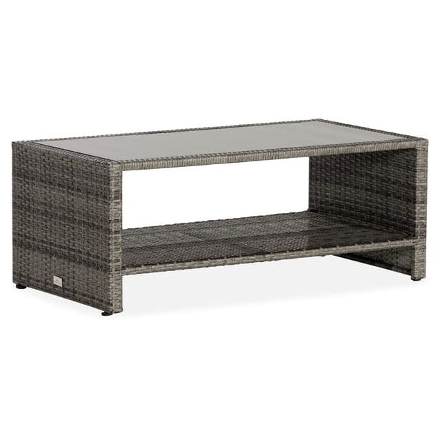 Pöytä Kultaranta harmaa avonainen 113x58x44 mm