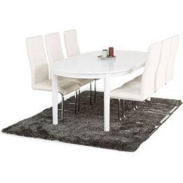 Ruokailuryhmä Arja 6:lla Johnny tuolilla valkoinen