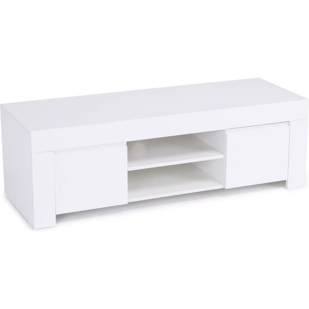TV-taso Massima pieni 2-ovinen valkoinen korkeakiiltoinen 