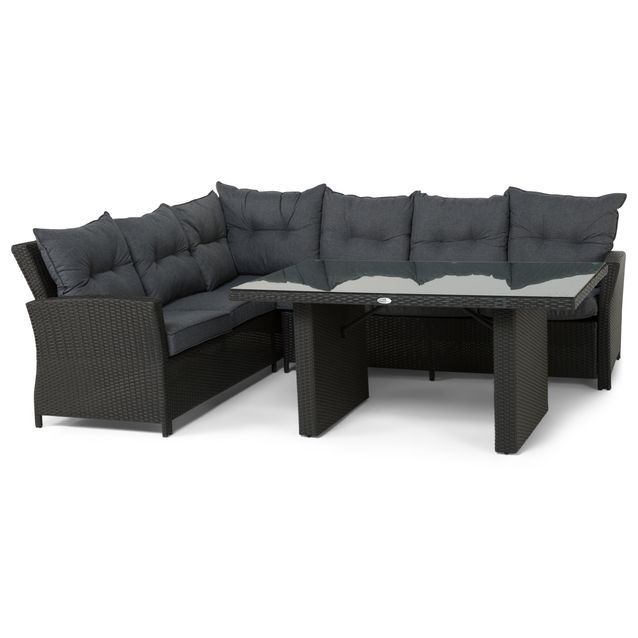 Sohva Vilja vasen musta