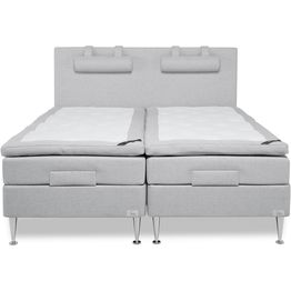 Säätösänky Kinnabädden Venus Safir 180x200cm trenssattu pääty harmaa