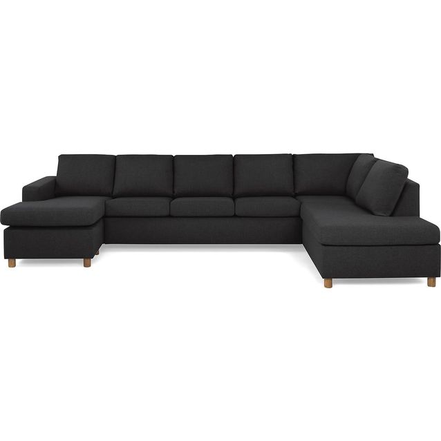 U-sohva Scandinavian Choice Crazy XL 1+3+1 ist korkeat pyöreät jalat eri värejä