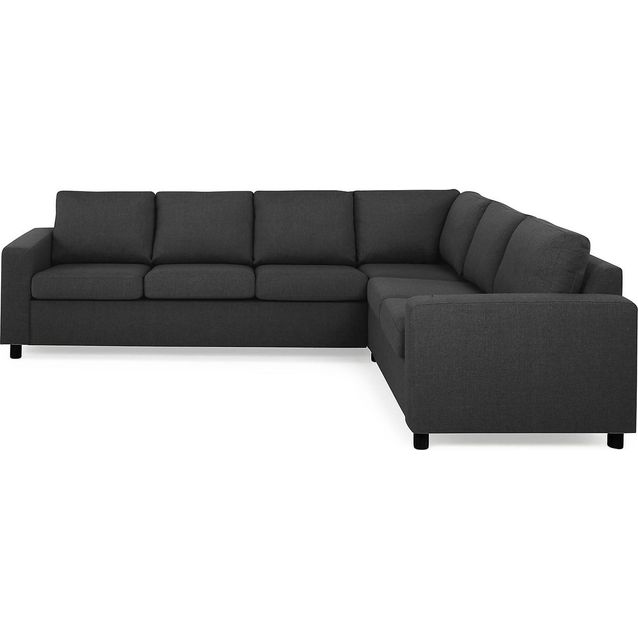 Kulmasohva Scandinavian Choice Crazy L 5 ist pyöreät jalat antrasiitti/musta