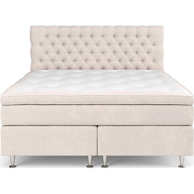 Sänkypaketti Berg & Strand Celine Kova lateksipatja 180x200cm sametti beige