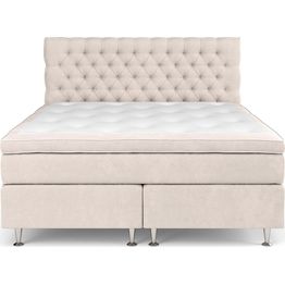 Jenkkisänkypaketti Berg & Strand Celine Grand Kova Memory 180x200cm sametti beige/puu