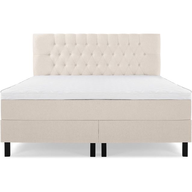 Sänkypaketti Bedly Lucky Vaahto Diamant 160x200cm beige