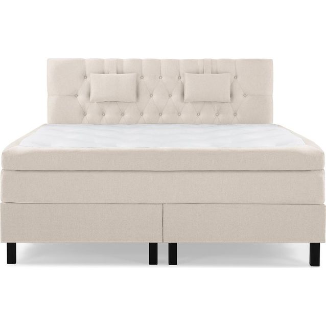 Sänkypaketti Bedly Lucky Kova Memory-patja 180x200cm Diamant + pieni niskatyyny beige