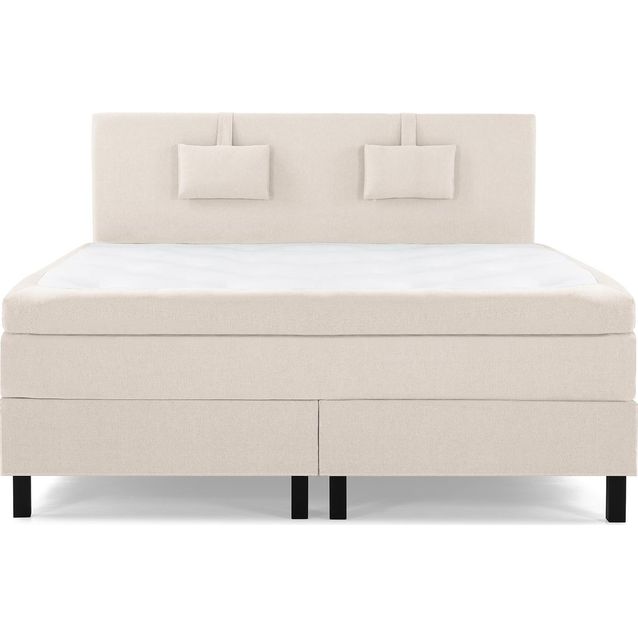 Sänkypaketti Bedly Lucky Kova Sileä Polyeetteri 180x200cm pieni niskatyyny beige