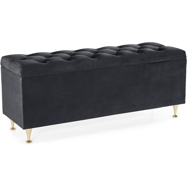 Sängynpäätyarkku Royal Velvet musta