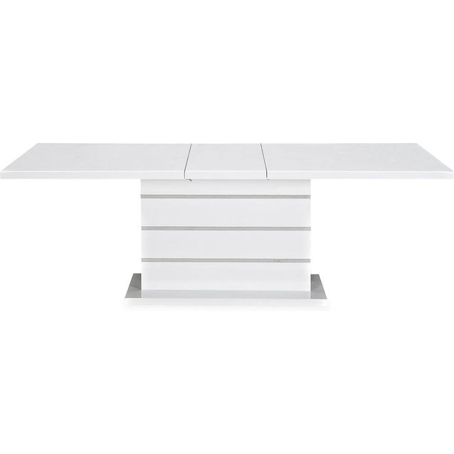 Jatkettava ruokapöytä Scandinavian Choice Malibu 180cm valkoinen