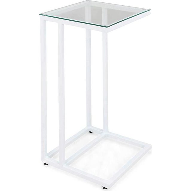 Sivupöytä Tunis 35x35cm valkoinen