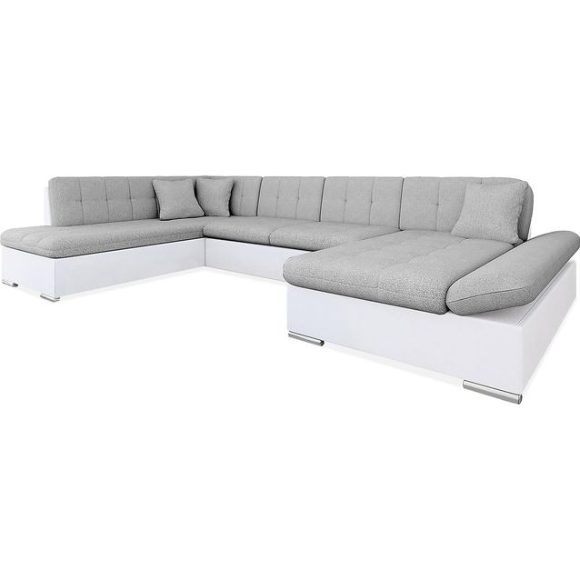 U-Vuodesohva divaanisäilytyksellä Scandinavian Choice Zumar 5 ist oikea valkoinen/vaaleanharmaa