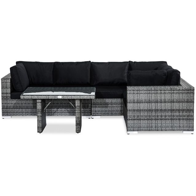 Oleskeluryhmä Bahamas 5, 280cm, pöytä, kulma, eri värejä