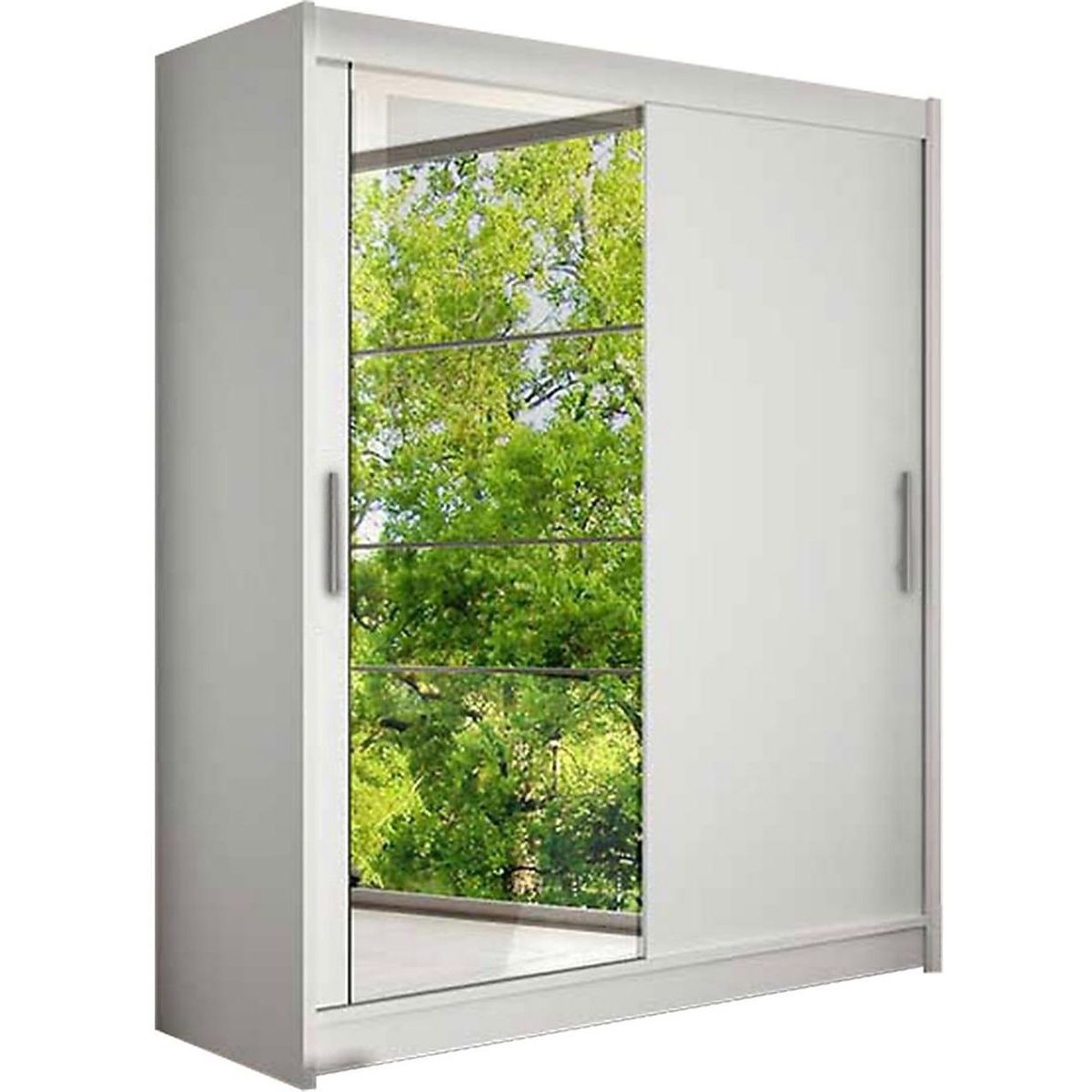 Liukuovivaatekaappi Leila liukuovet valkoinen 150cm