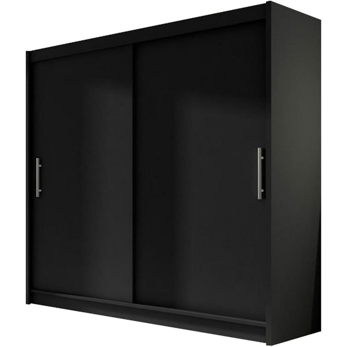 Liukuovivaatekaappi Prag 180cm musta