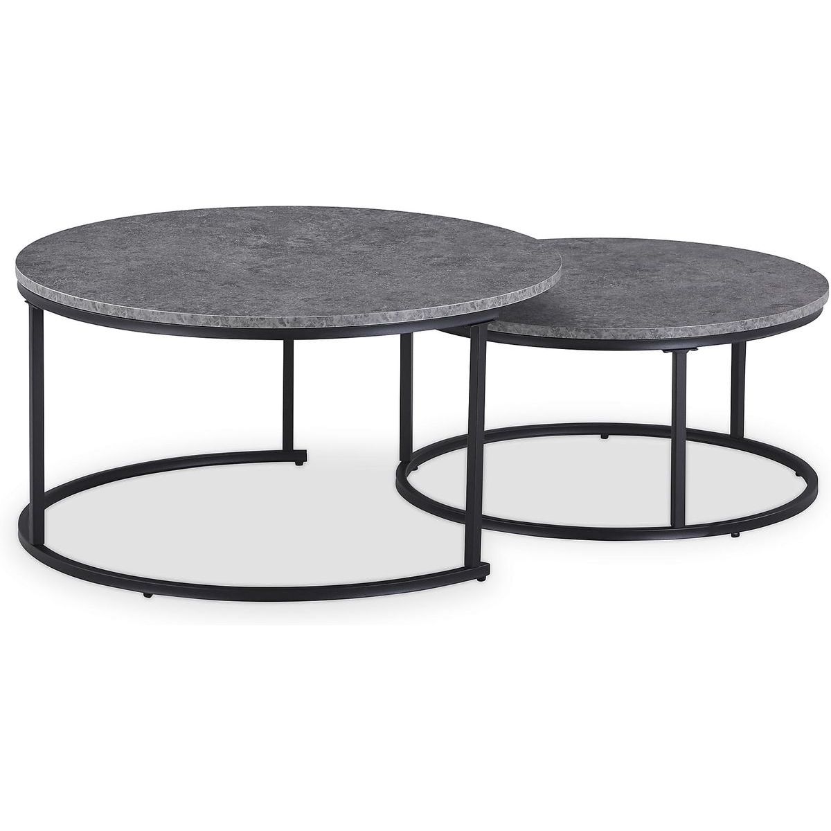 Sarjapöytä Thyra 90cm harmaa/musta