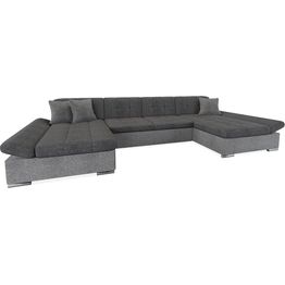 U-Vuodesohva Alia 4 ist harmaa/vaaleanharmaa