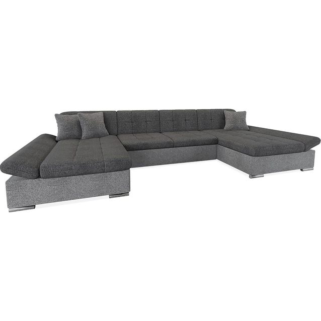 U-Vuodesohva Alia 4 ist harmaa/vaaleanharmaa